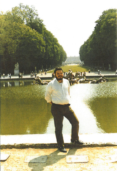 Nicola Reina alla Reggia di Caserta, anni '80